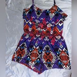 Uniquely styled romper